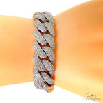 Miami Cuban Diamond Bracelete 69085 - Image 6