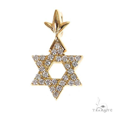 Star Of David Diamond Pendant Mini 69554 - Image 1