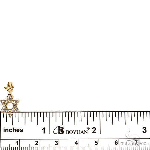 Star Of David Diamond Pendant Mini 69554 - Image 5