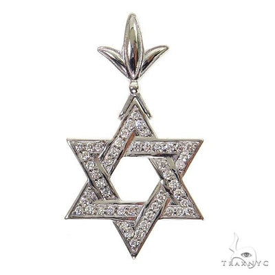Star Of David Diamond Pendant Small 69555 - Image 1