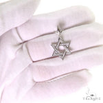 Star Of David Diamond Pendant Small 69555 - Image 7