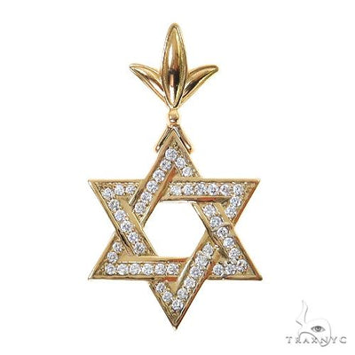Star Of David Diamond Pendant Large 69556 - Image 1