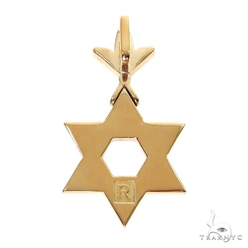 Star Of David Diamond Pendant Large 69556 - Image 4