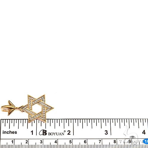 Star Of David Diamond Pendant Large 69556 - Image 6