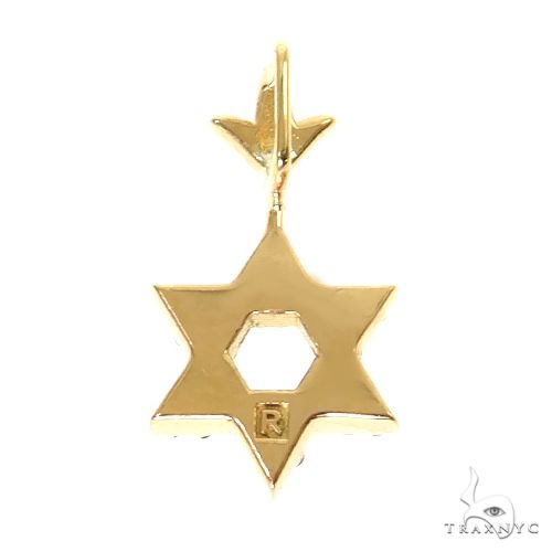 Star Of David Diamond Pendant Mini 69557 - Image 4