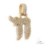 Diamond Chai Pendant Medium 69578 - Image 2