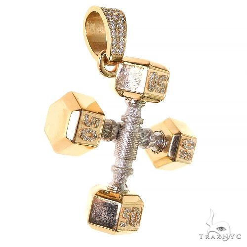 Dumbbells Barbells Fitness Pendant 69688 - Image 2
