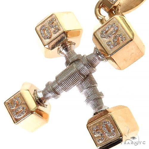 Dumbbells Barbells Fitness Pendant 69688 - Image 3