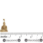 14K Gold Buddha Pendant 69689 - Image 5