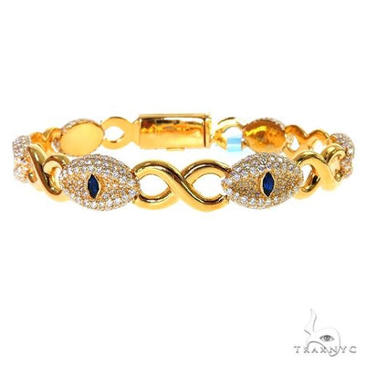 Evil Eye Infinity Diamond Bracelet 69697 - Image 1