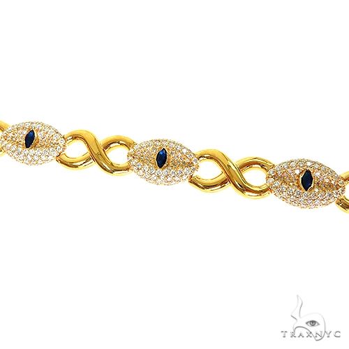 Evil Eye Infinity Diamond Bracelet 69697 - Image 3