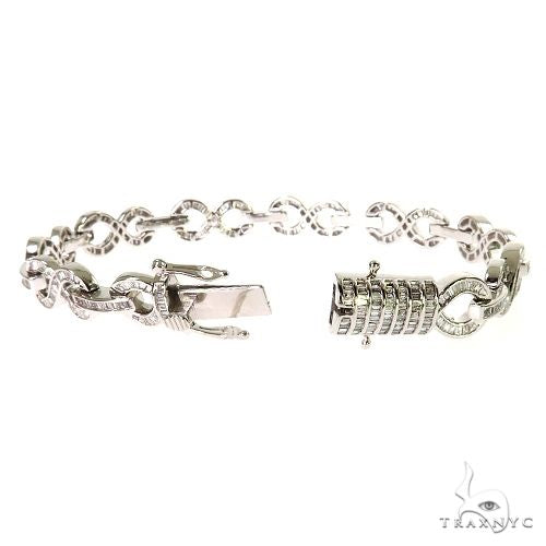 Baguette Diamond Infinity Bracelet 69700 - Image 2