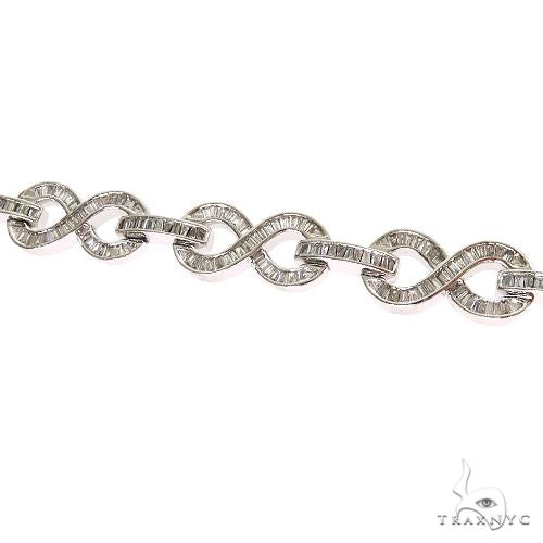 Baguette Diamond Infinity Bracelet 69700 - Image 3