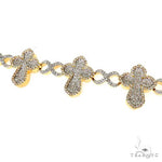 Baguette Diamond Cross Bracelet 69702 - Image 3