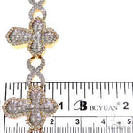 Baguette Diamond Cross Bracelet 69702 - Image 6