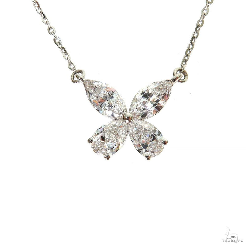 Diamond Butterfly Necklace (Lab) 69781 - Image 1