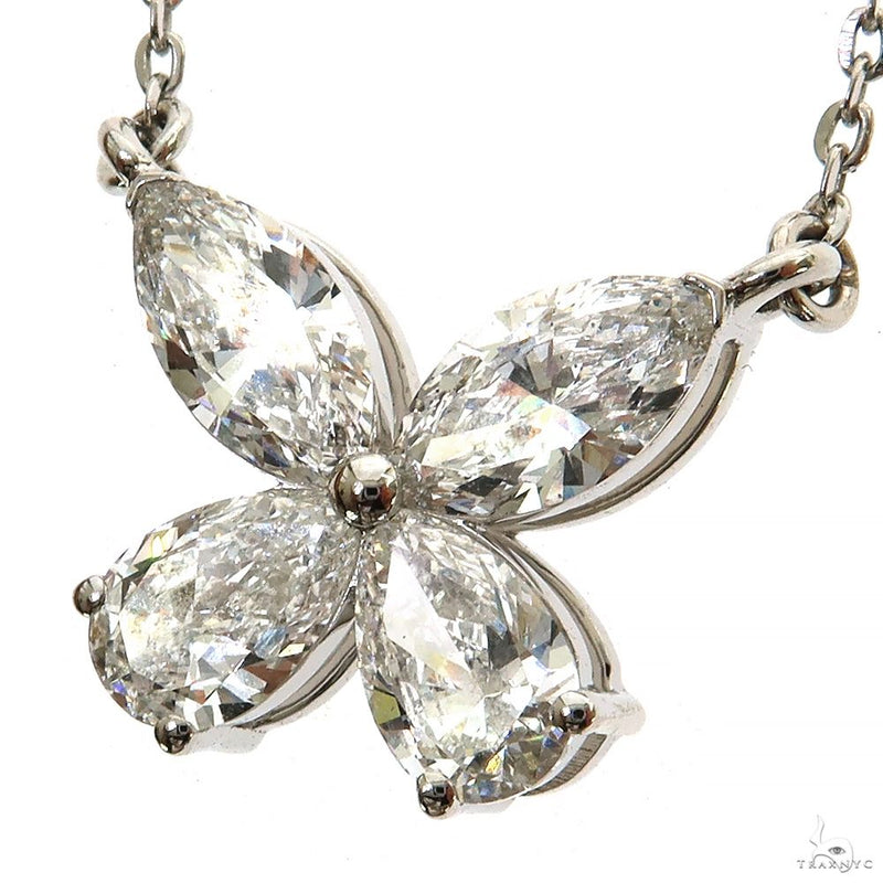 Diamond Butterfly Necklace (Lab) 69781 - Image 3