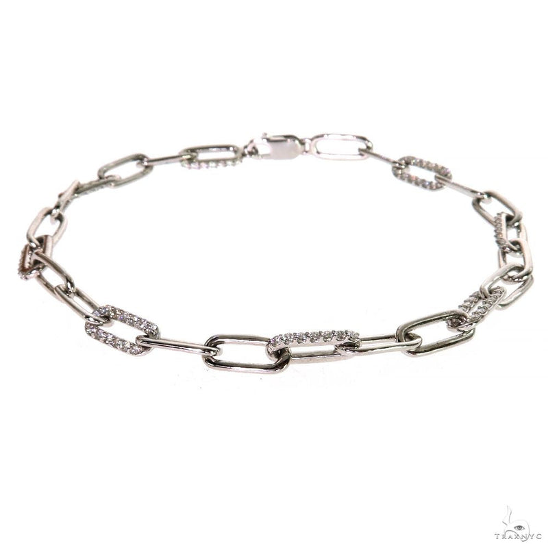 Paperclip Diamond Bracelet 69792 - Image 1