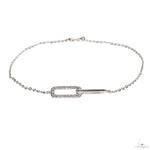 Paperclip Diamond Bracelet 69793 - Image 1