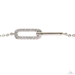 Paperclip Diamond Bracelet 69793 - Image 2