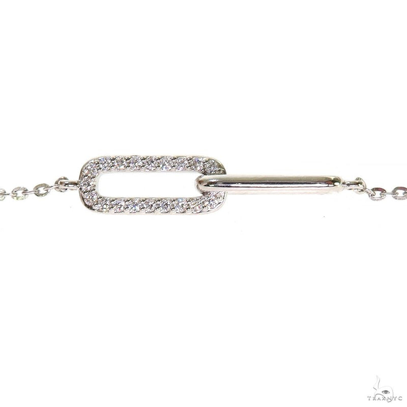Paperclip Diamond Bracelet 69793 - Image 2