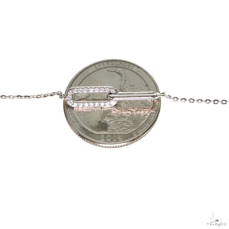 Paperclip Diamond Bracelet 69793 - Image 3