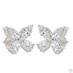 Diamond Butterfly Earrings (Lab) 69832 - Image 4