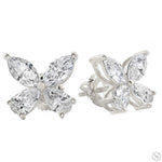 Diamond Butterfly Earrings (Lab) 69832 - Image 8