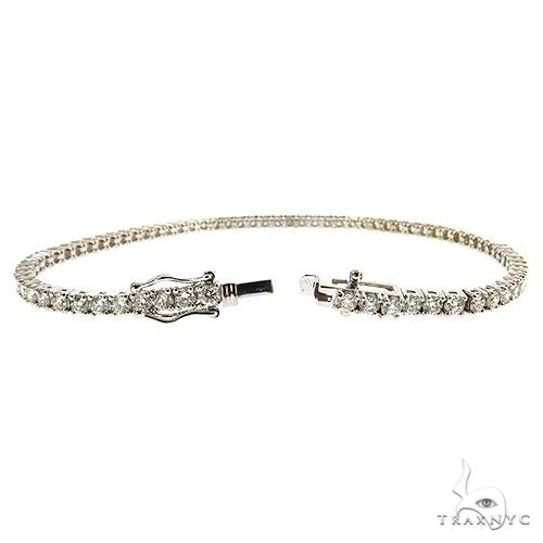 Diamond Tennis Bracelet 7.5 inches 3 mm 69853 - Image 2