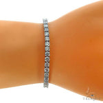 14K Gold Diamond Tennis Bracelet 8.5 inches 3.6 mm 69856 - Image 4