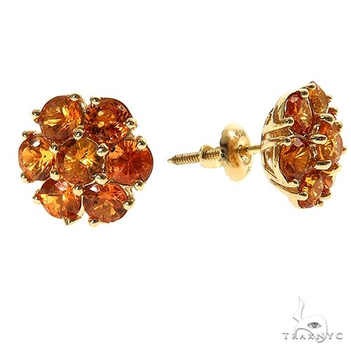Sunset Flower Earrings Small 69900 - Image 2