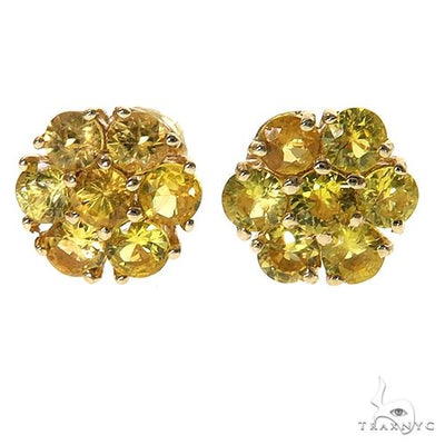 Sunshine Sparkle Flower Earrings Small 69902 - Image 1