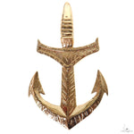 10K Gold Anchor Pendant 69907 - Image 1