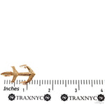 10K Gold Anchor Pendant 69907 - Image 6