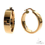 14K Gold Hoop Earrings 25.5mm 69911 - Image 2