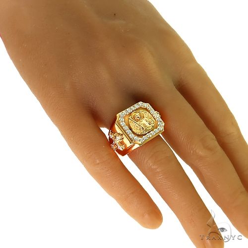 Custom Made St. Jude Diamond Ring 69917 - Image 6