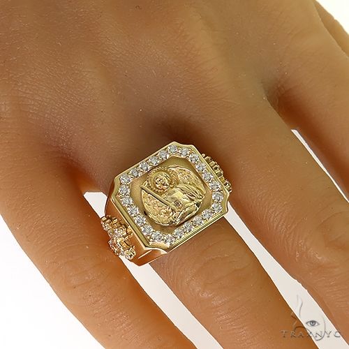 Custom Made St. Jude Diamond Ring 69917 - Image 7