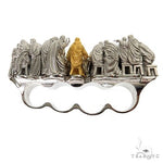 Gemstone Feast The Last Supper 4 Finger Ring 69921 - Image 8