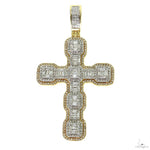 Baguette Diamond Cross Pendant 69951 - Image 1