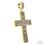 Baguette Diamond Cross Pendant 69954 - Image 2