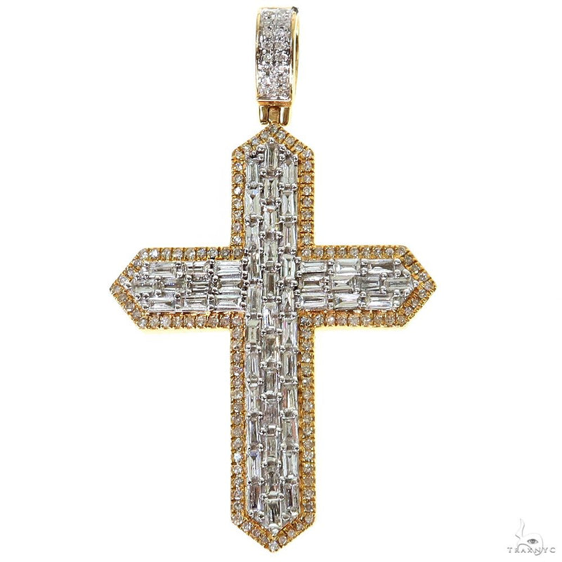 Baguette Diamond Cross Pendant 69955 - Image 1