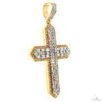 Baguette Diamond Cross Pendant 69955 - Image 2