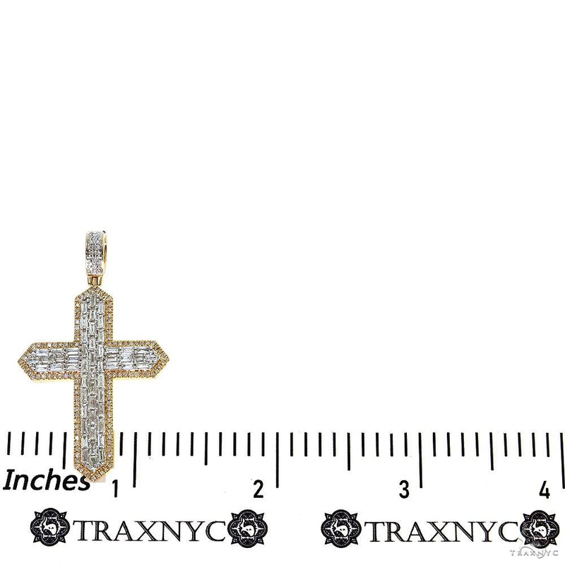 Baguette Diamond Cross Pendant 69955 - Image 5