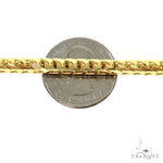 14k Yellow Gold Solid Franco Link Bracelet 4.6mm 8 Inches 69991 - Image 3