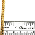 14k Yellow Gold Solid Franco Link Bracelet 4.6mm 8 Inches 69991 - Image 4