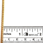 14k Yellow Gold Solid Franco Link Bracelet 2.9mm 8 Inches 69995 - Image 4