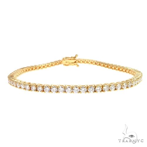 7 Pointer Parcel Diamond Tennis Bracelet 66785 - Image 1