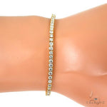 7 Pointer Parcel Diamond Tennis Bracelet 66785 - Image 4