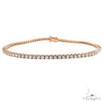 7 Pt Diamond Tennis Anklet Bracelet 68264 - Image 1