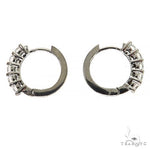 7 Pt Hoop Diamond Earrings (Lab) 68299 - Image 4